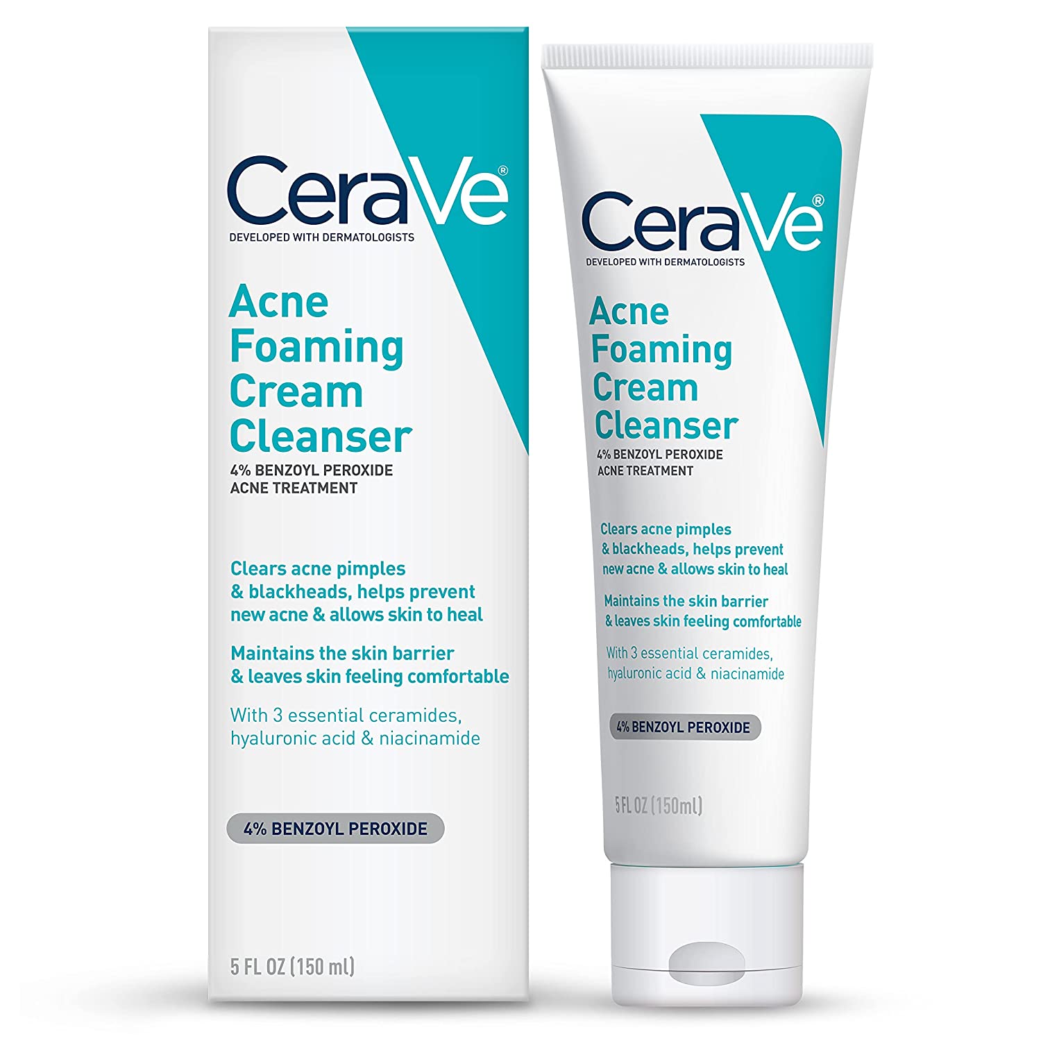 Cerave Acne Foaming Cream Cleanser 5 Oz Achazon