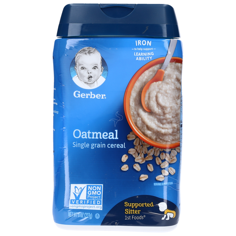 CEREAL GERBER OATMEAL 8 OZ – Achazon